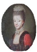 Jens Juel Portrait of Agnete Marie Hielmstierne (1753-1838), wife of Marcus Gerhard Rosen Crone